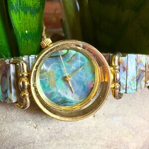 Abalone wrist watch